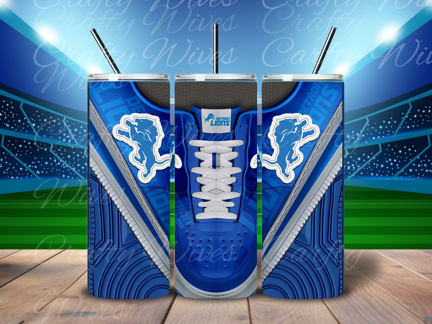 Detroit Lions 20oz Stainless Steel Tumbler – NFL Football Fan Gift & Drinkware