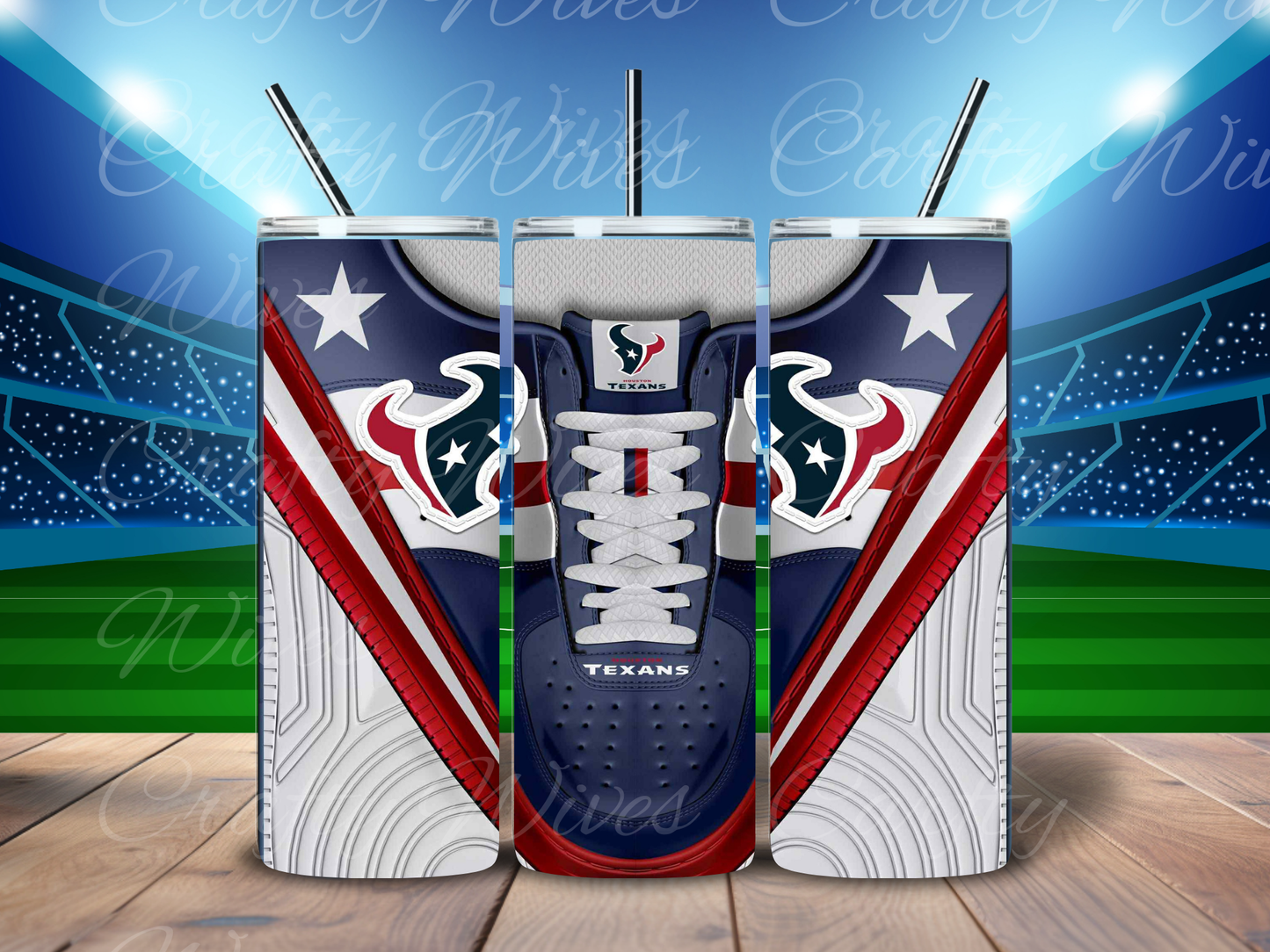 Houston Texans 20oz Stainless Steel Tumbler – NFL Football Fan Gift & Drinkware
