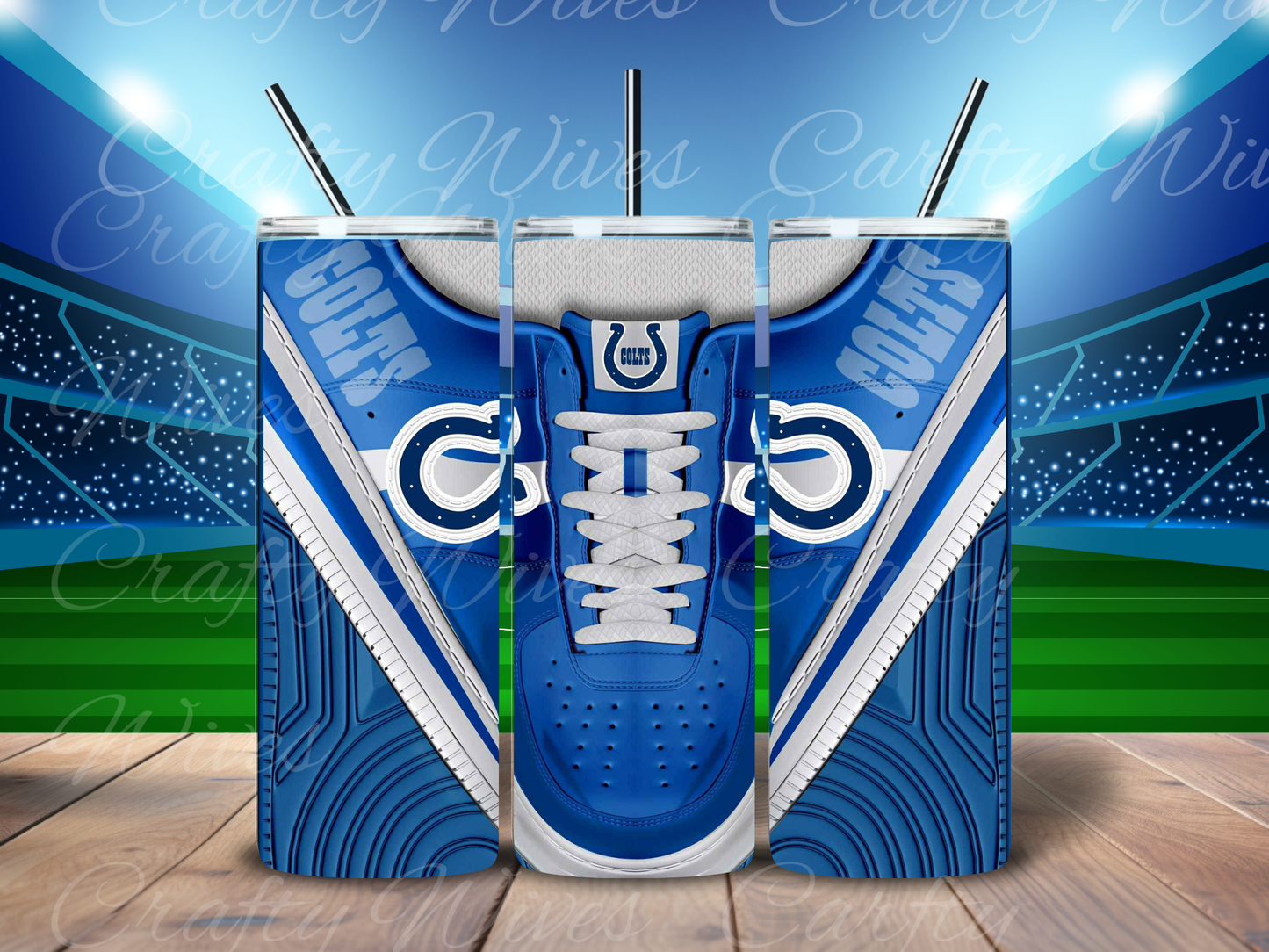 Indianapolis Colts 20oz Stainless Steel Tumbler – NFL Football Fan Gift & Drinkware
