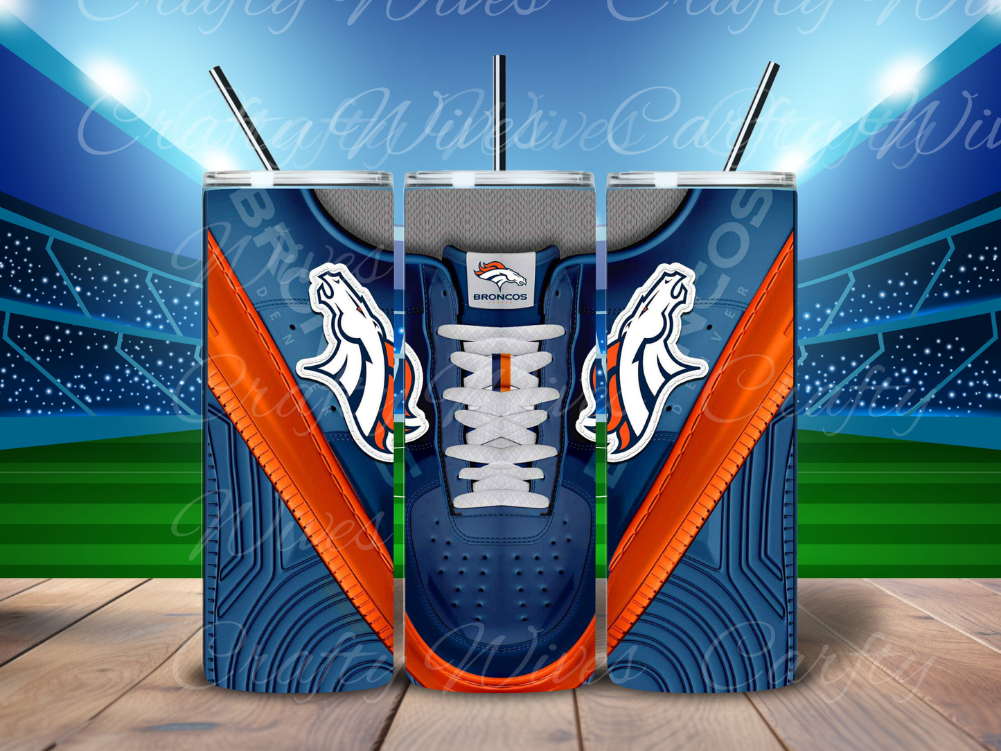 Denver Broncos 20oz Stainless Steel Tumbler – NFL Football Fan Gift & Drinkware