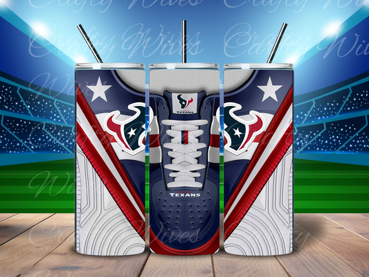 Houston Texans 20oz Stainless Steel Tumbler – NFL Football Fan Gift & Drinkware