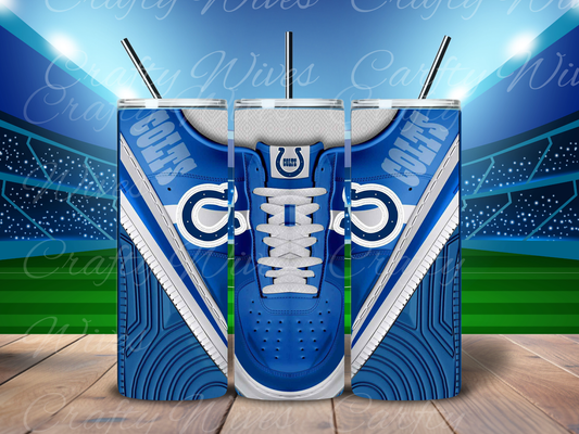 Indianapolis Colts 20oz Stainless Steel Tumbler – NFL Football Fan Gift & Drinkware