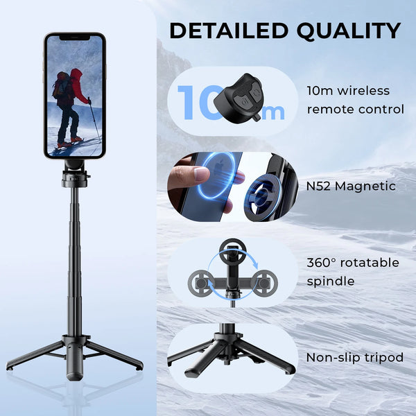 360° Rotating Selfie Stick