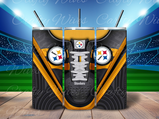 Pittsburgh Steelers 20oz Stainless Steel Tumbler – NFL Fan Gift & Drinkware