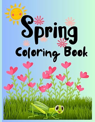 Spring Coloring Book