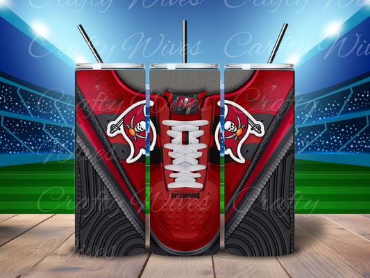 Tampa Bay Buccaneers 20oz Stainless Steel Tumbler – NFL Football Fan Gift & Drinkware